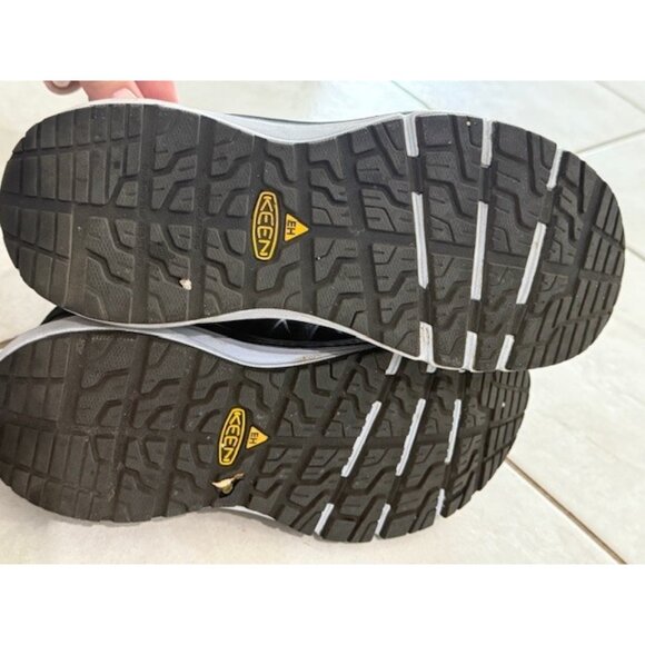 Keen Utility Women Sz 6.5M Vista Safety Black Utility Shoe Sneaker Steel Toe EUC - Picture 9 of 10